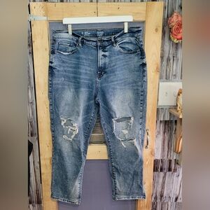 Ana High-rise curvy straight jeans size 18